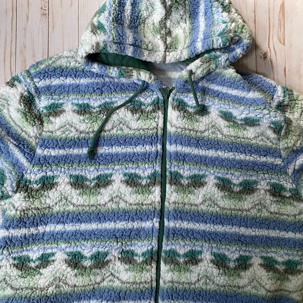 PacSun Sherpa Zip Up Hoodie